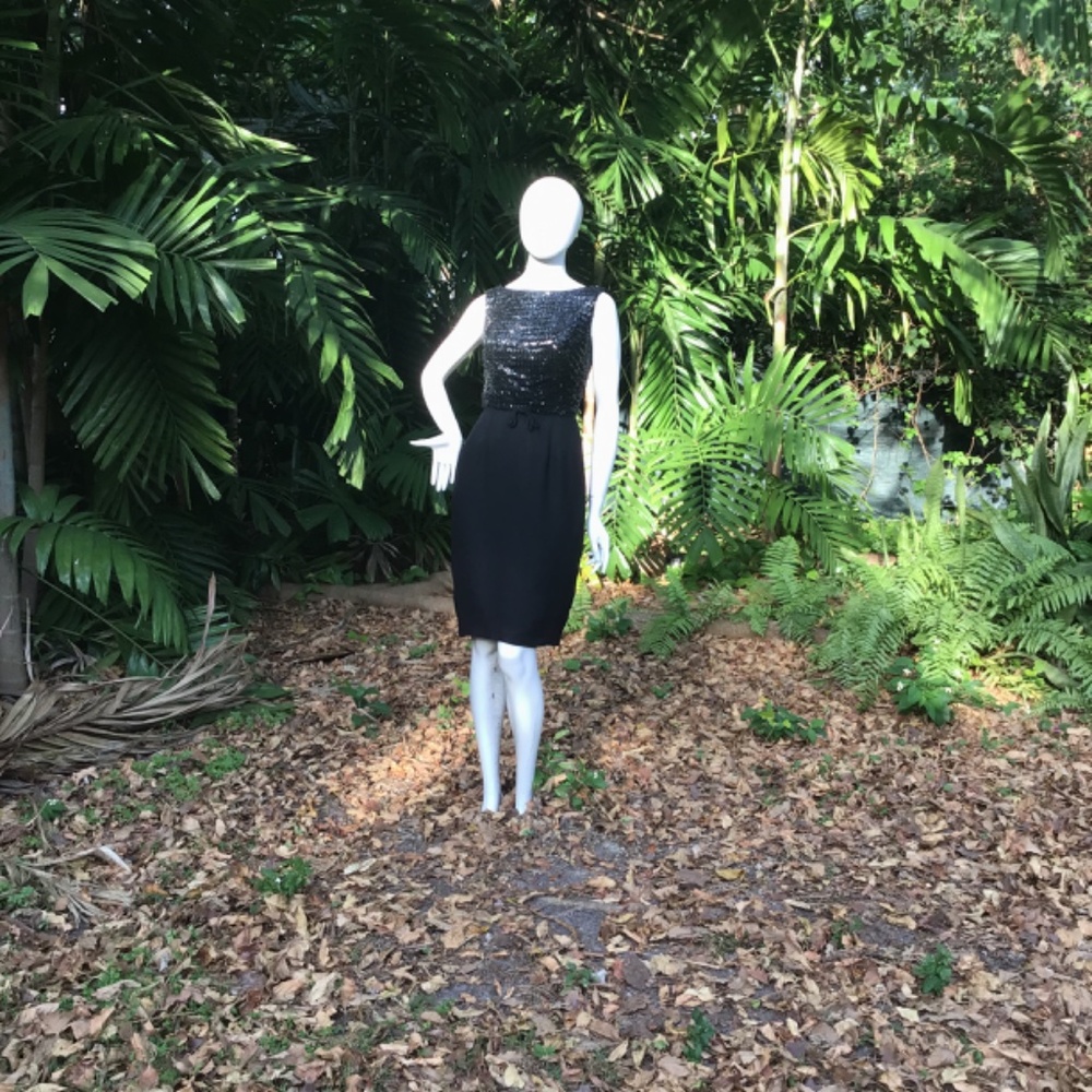 Vintage 1950s cocktail Dress - Picture 5 of 13